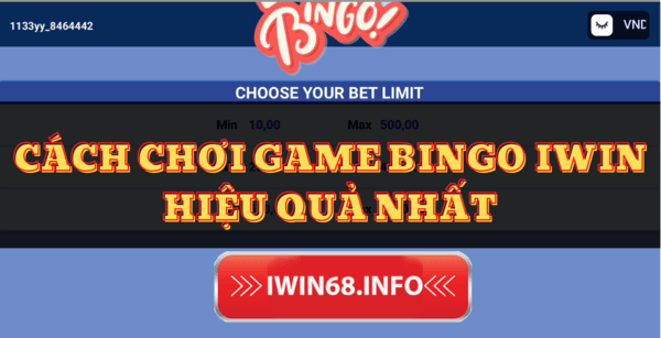 Cách chơi game Bingo IWIN